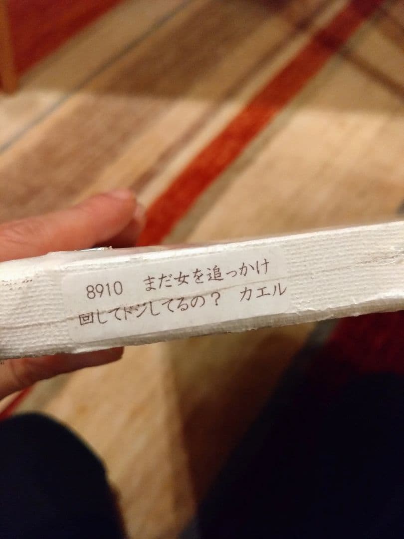 北村直登さん　原画F10 カエル　額付き