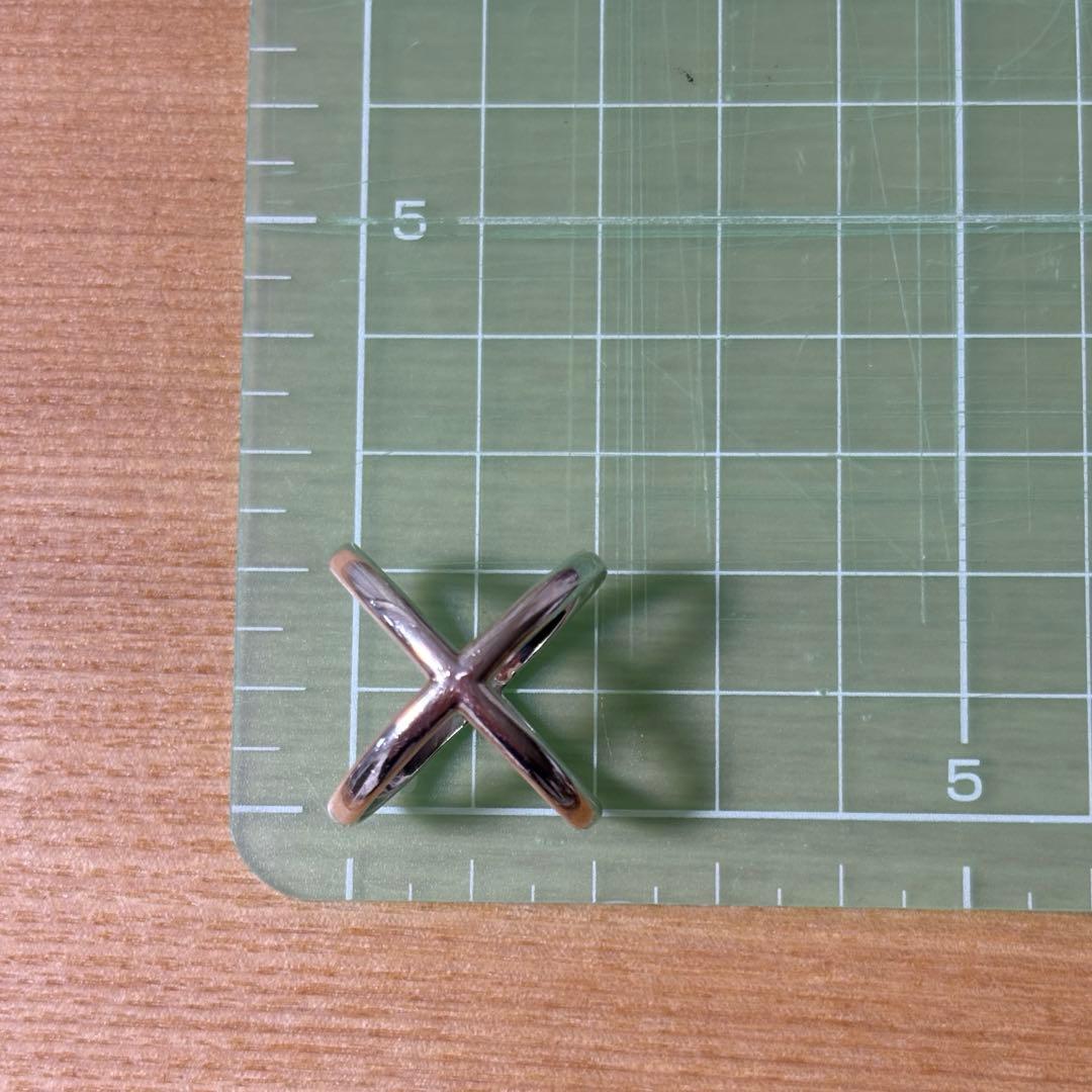 アガット シルバー クロス リング 13号