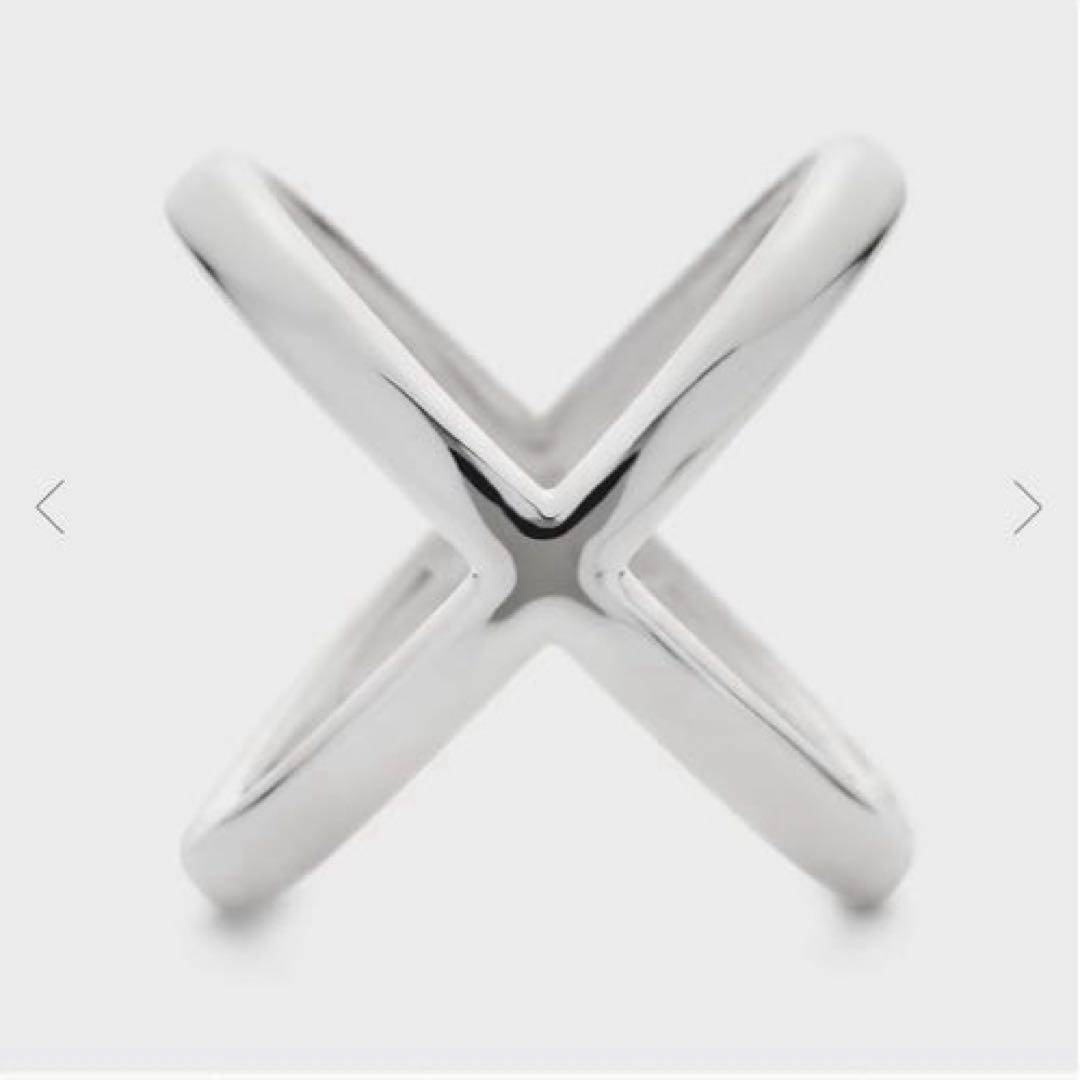 アガット シルバー クロス リング 13号
