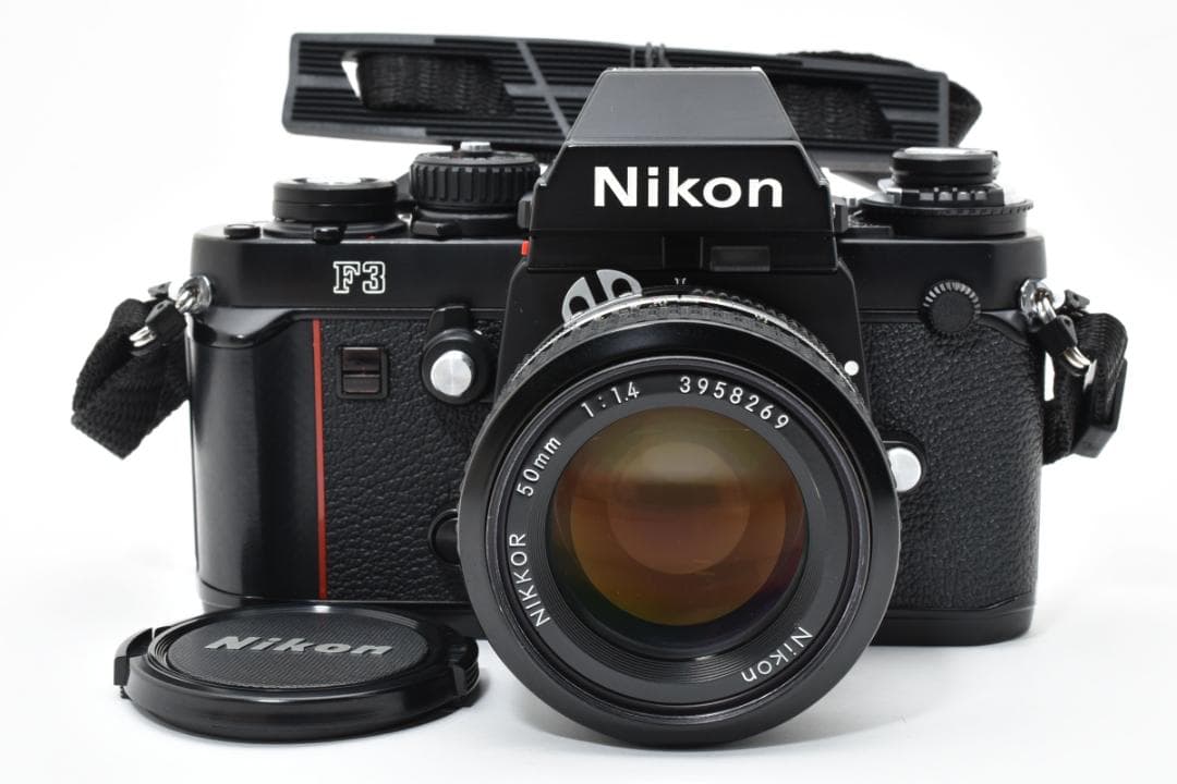 ★極上品★ Nikon F3 ベンツ革 / NIKKOR 50mm F1.4