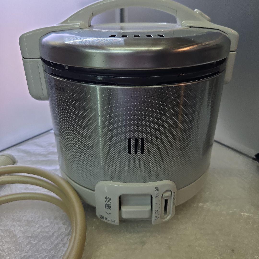 24年製 リンナイ　こがまるガス炊飯器 都市ガス用 RR-030FS 3合炊き
