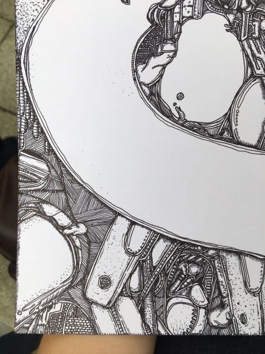 ボールペン画『怪獣』【価格応談】