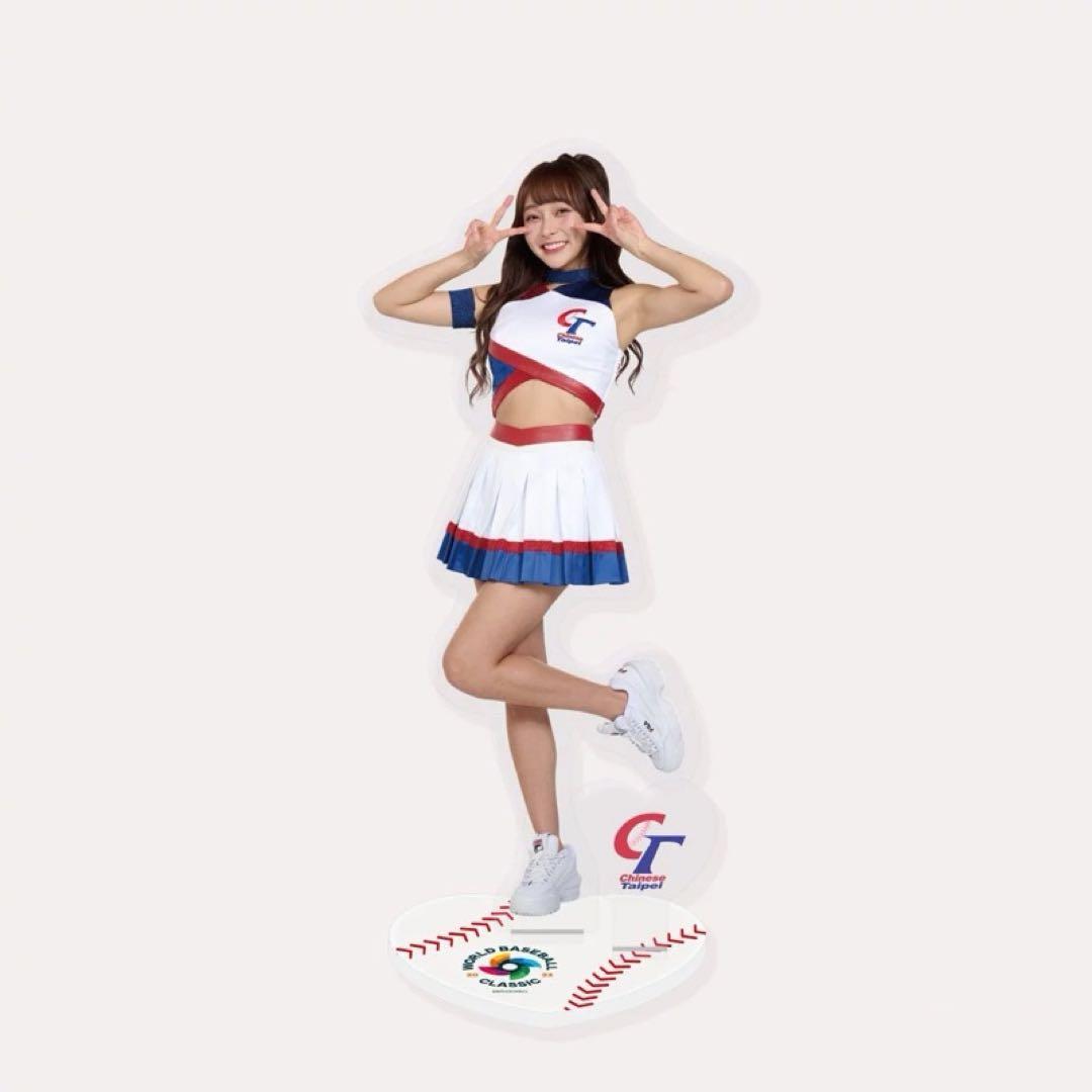 【限定希少品】林襄リン・シャン うちわ/WBCアクリルスタンド 2点セット