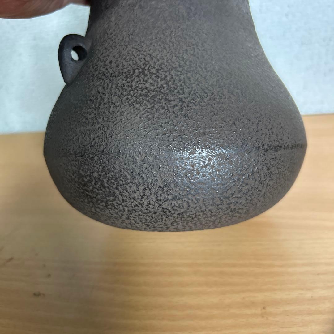 裏千家15世鵬雲斎大宗 『大鶴首釜』13代大西浄長造千家十職