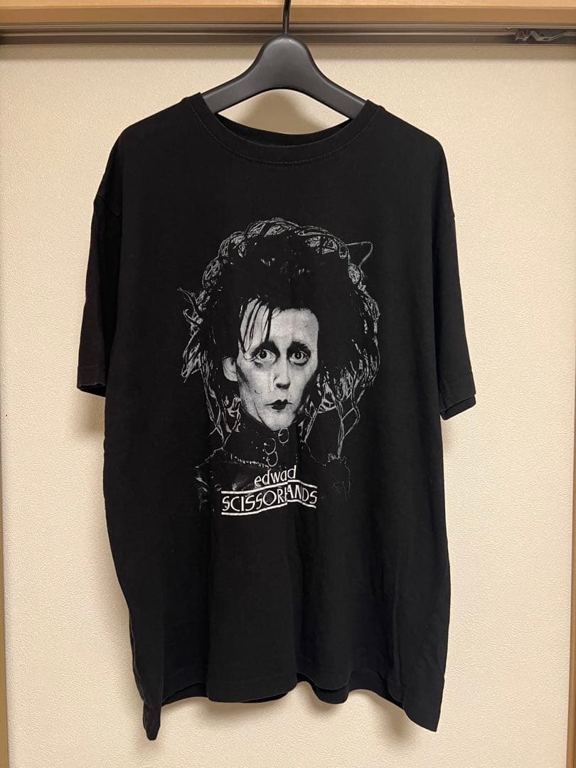 00s90sMovie映画ムービーシザーハンズ　Tシャツ　ジョニーデップ野村訓市