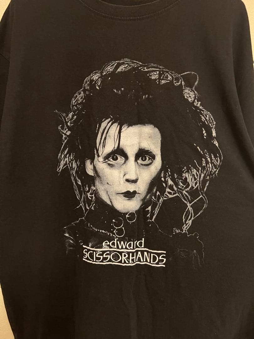 00s90sMovie映画ムービーシザーハンズ　Tシャツ　ジョニーデップ野村訓市