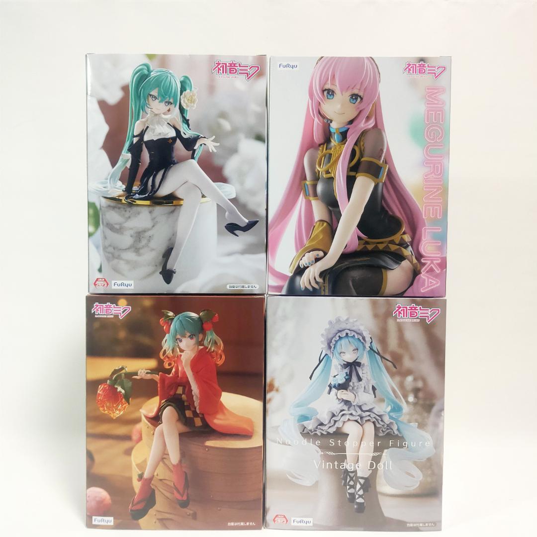 【未開封】　初音ミク　巡音ルカ　ぬーどるストッパー　フィギュア