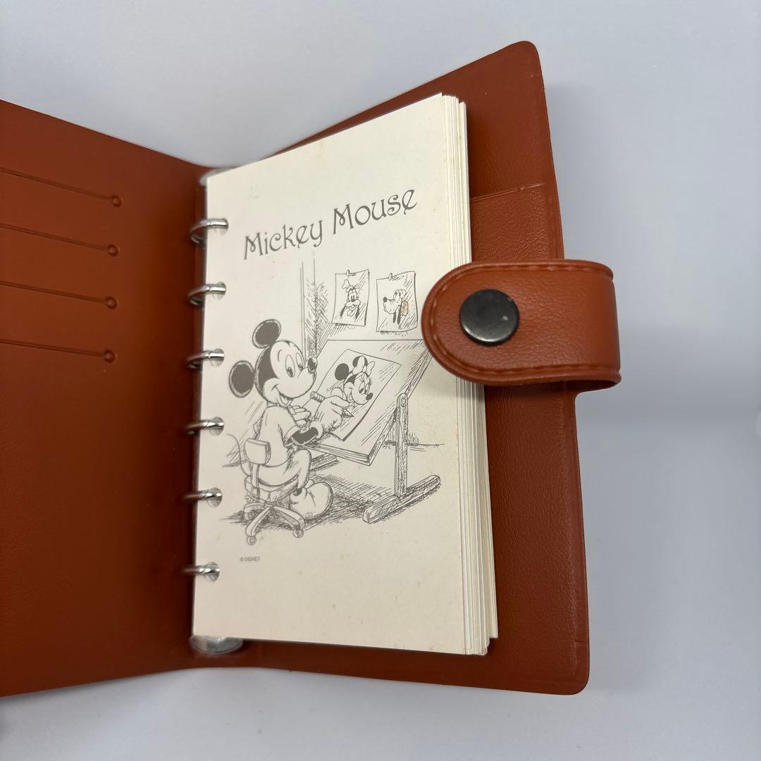 ミッキーマウス　手帳　メモ帳　ディズニー　Disney レア　レトロ