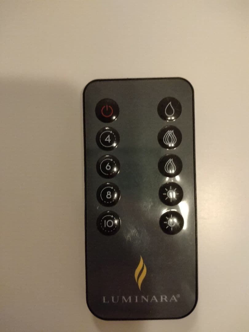 LEDキャンドル タイマー機能付 リモコン付 ルミナラピラー LUMINARA