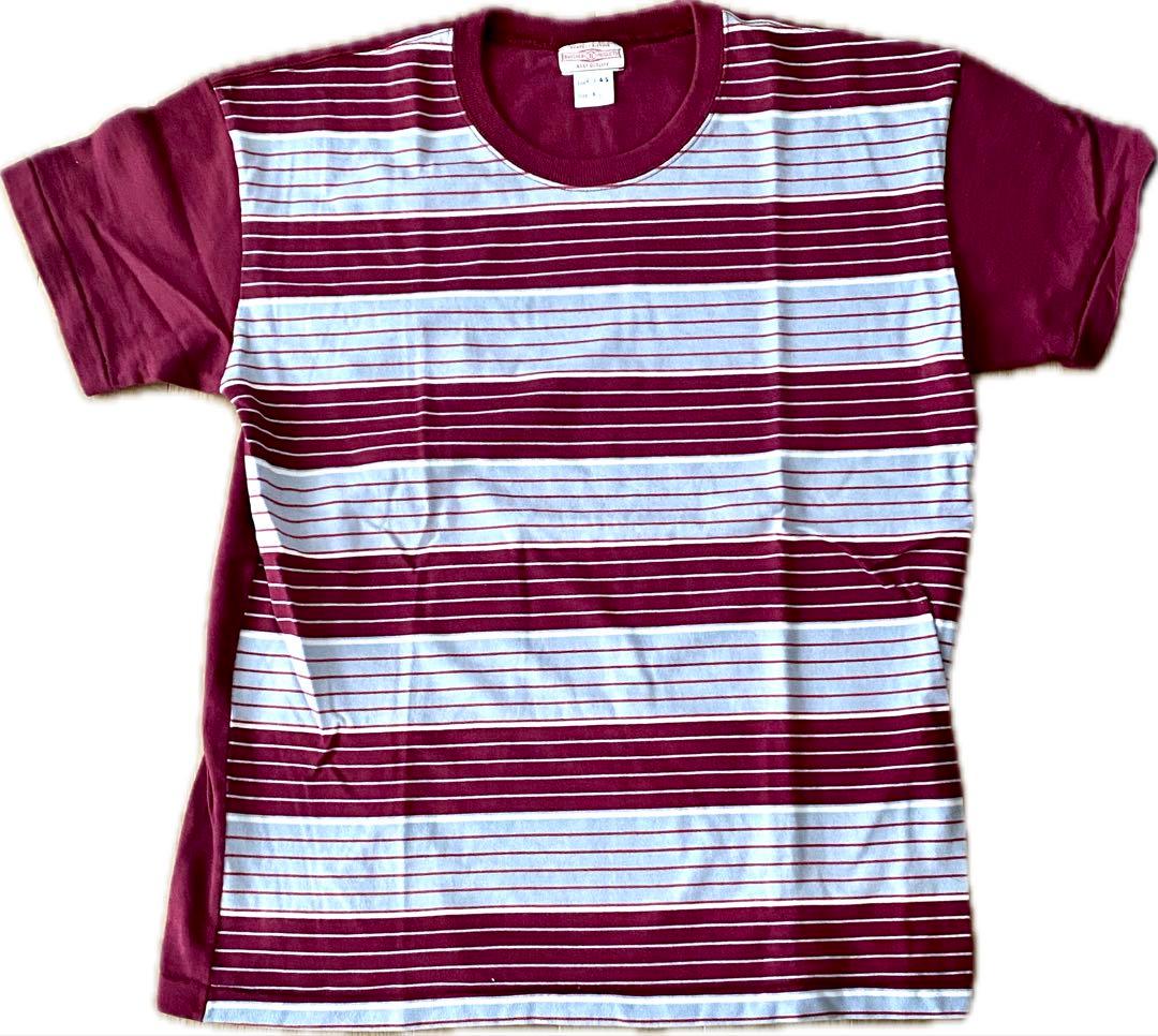 入手困難 Butcher products 反転ボーダーTシャツ アットラスト