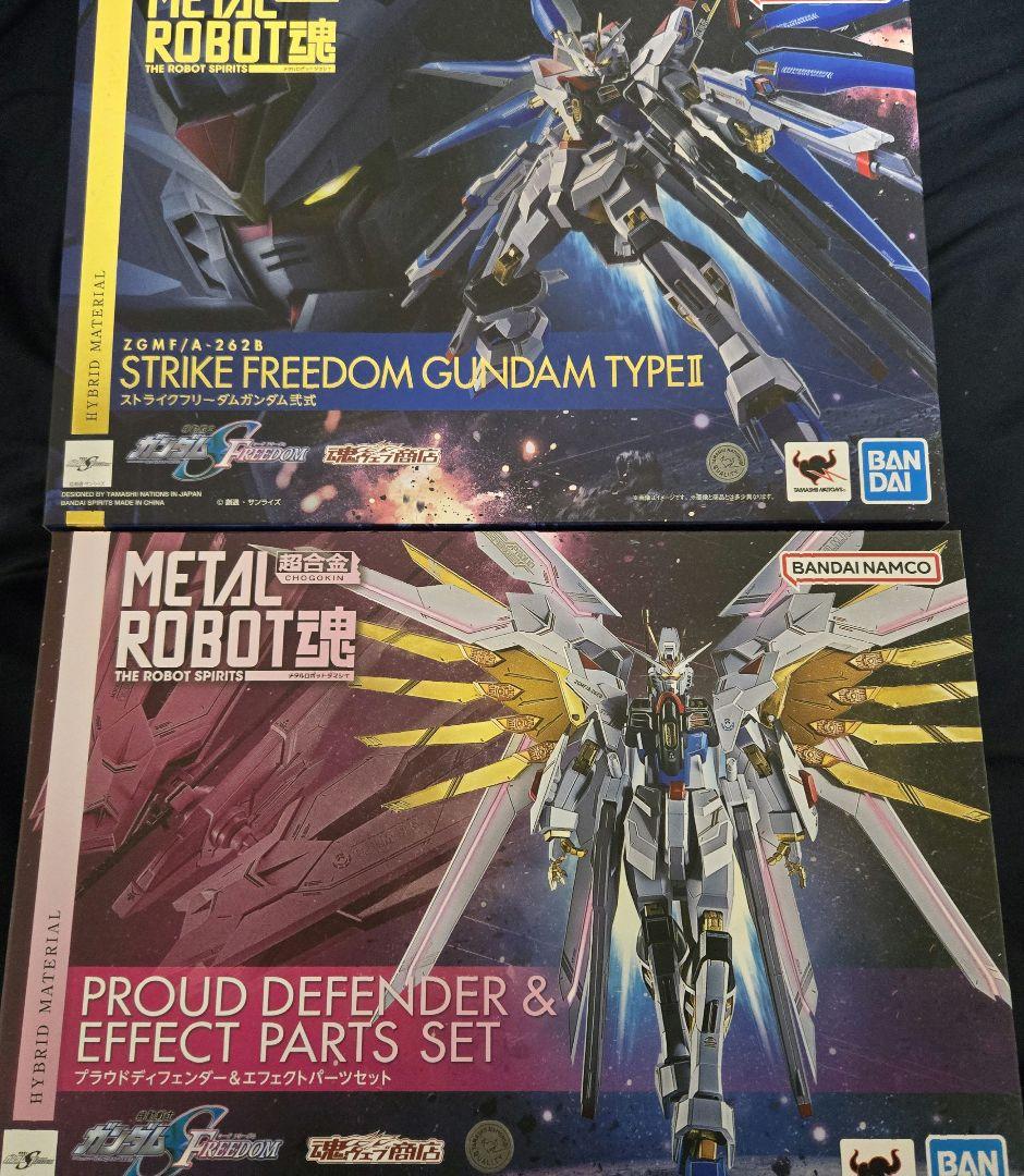 L ROBOT魂 マイティストライクフリーダムガンダムセット