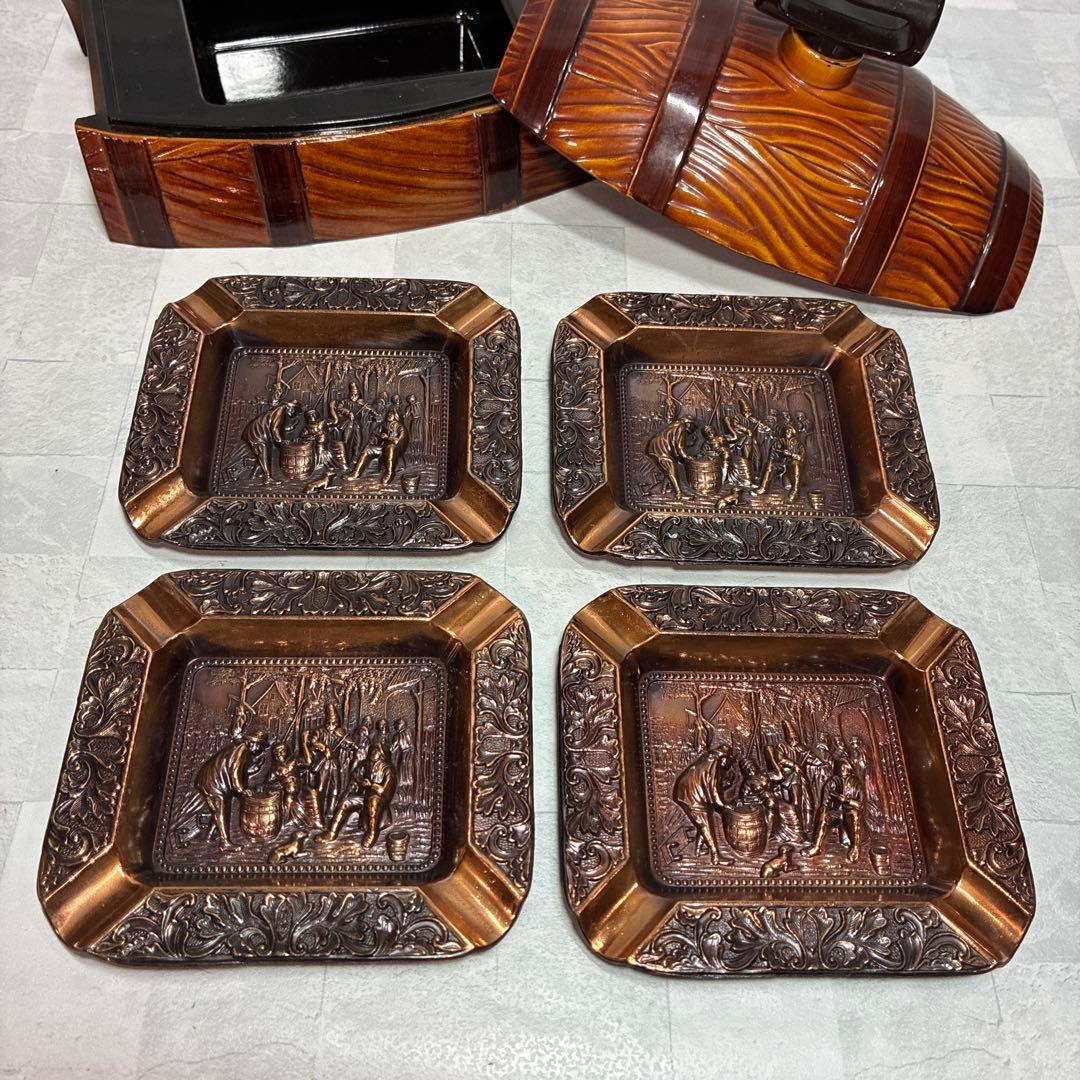 トヨタカローラ 非売品 銅 灰皿 昭和 レトロ