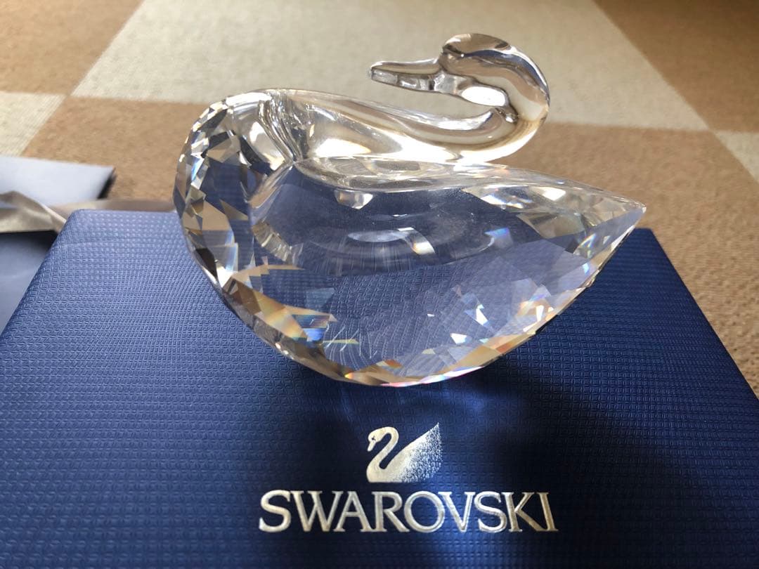 Swarovski クリスタル 白鳥