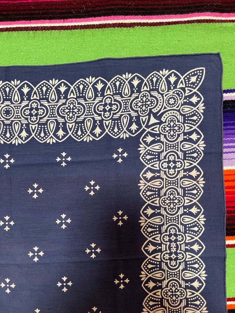 【Special】⑧⓪⑤60s USA製 バンダナ WAMCRAFT アイアン柄