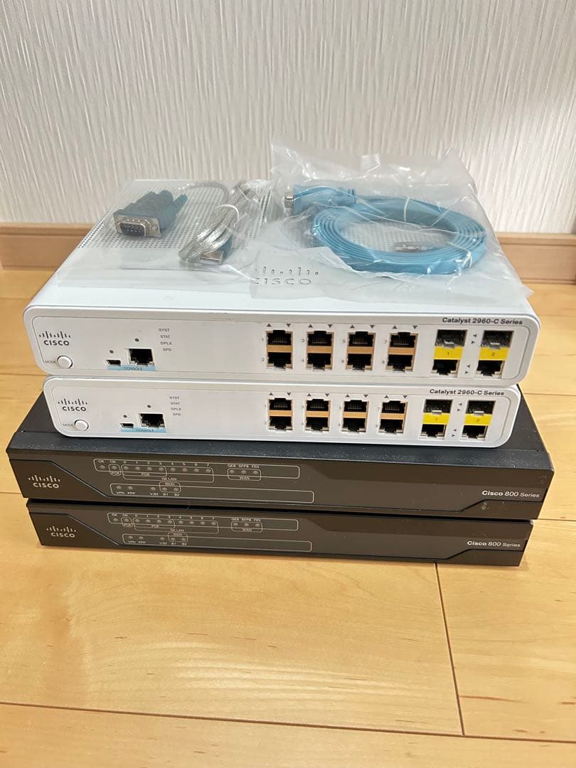 セール【CCNA、CCNP】静音セット 4台セットCisco 891、2960
