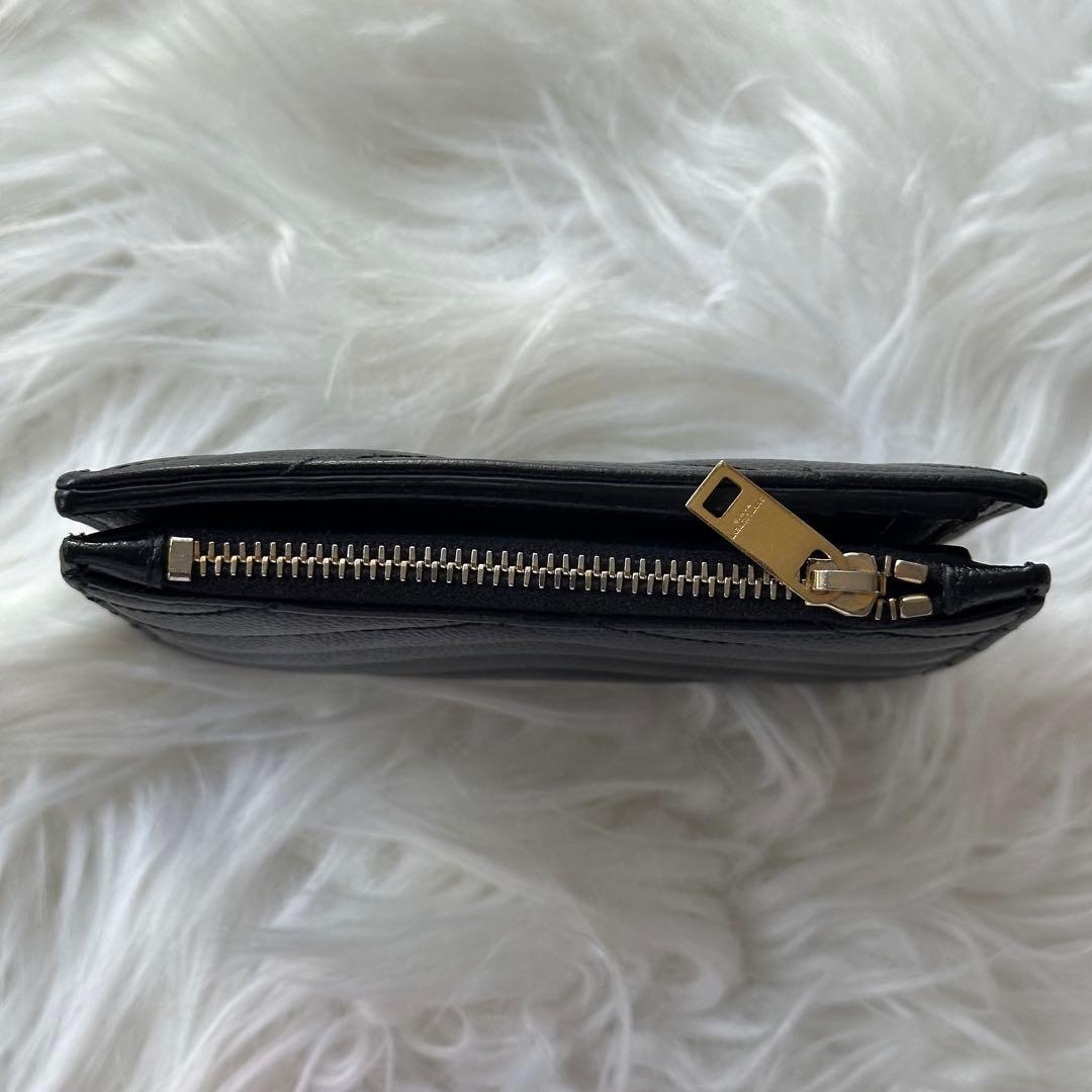 サンローラン YSL ブラック キルティング 二つ折り財布