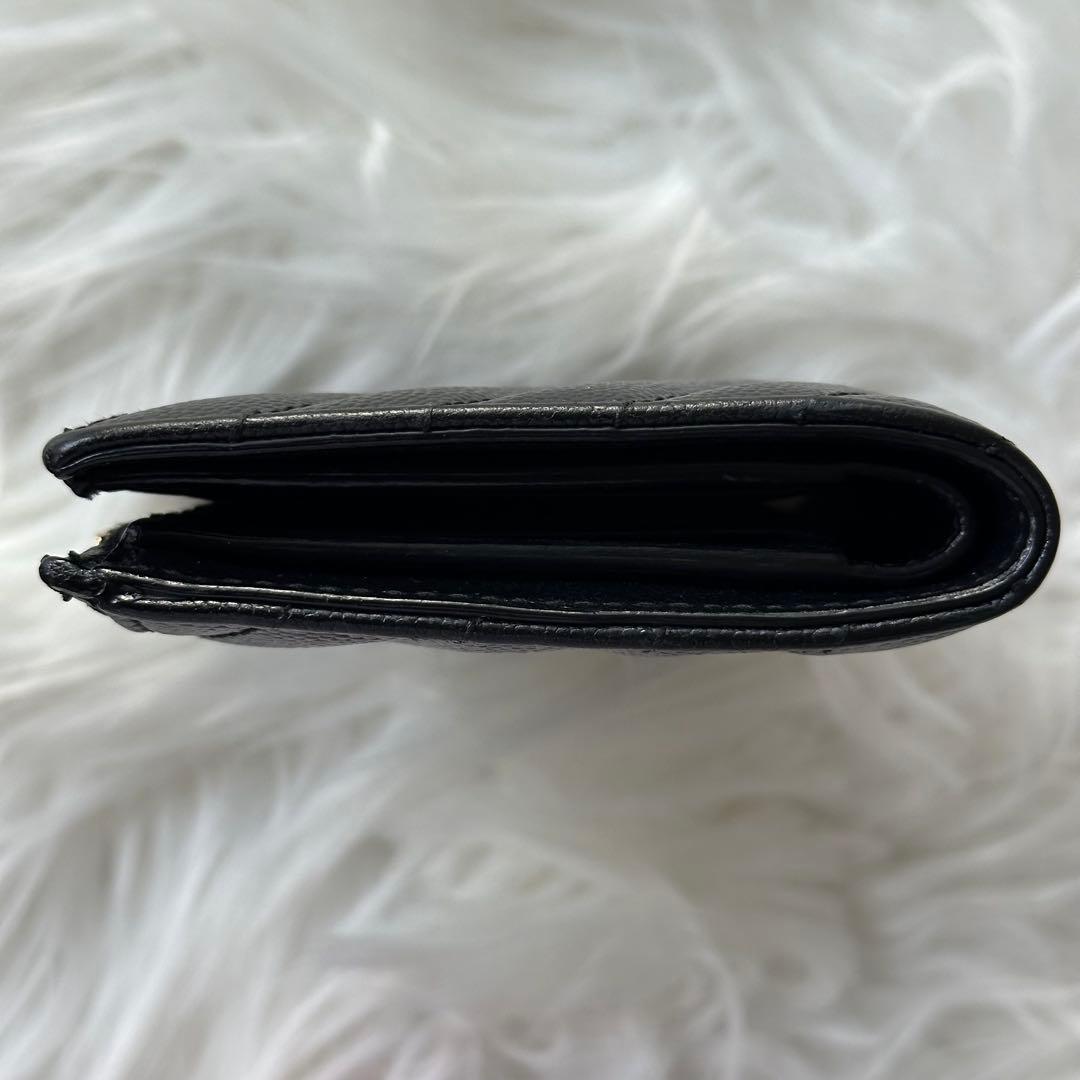 サンローラン YSL ブラック キルティング 二つ折り財布