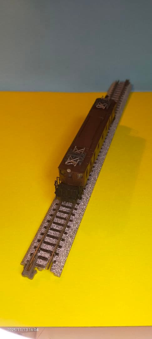 ワールド工芸製Ｎゲージ塗装済完成品　国鉄ＥＦ11型電機機関車　茶色