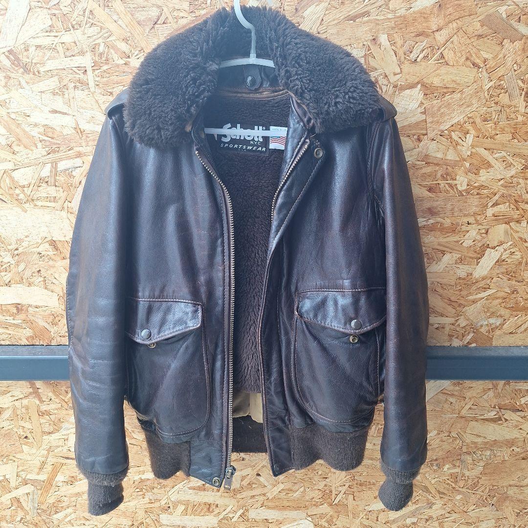 SCHOTT レザージャケット　フライトジャケット 184SM G-1アメカジ