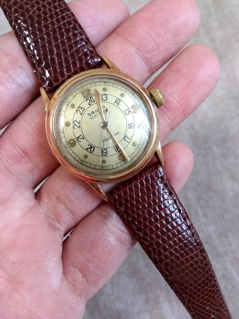 第二次大戦中　14金無垢 グリュエン パンナム支給モデル