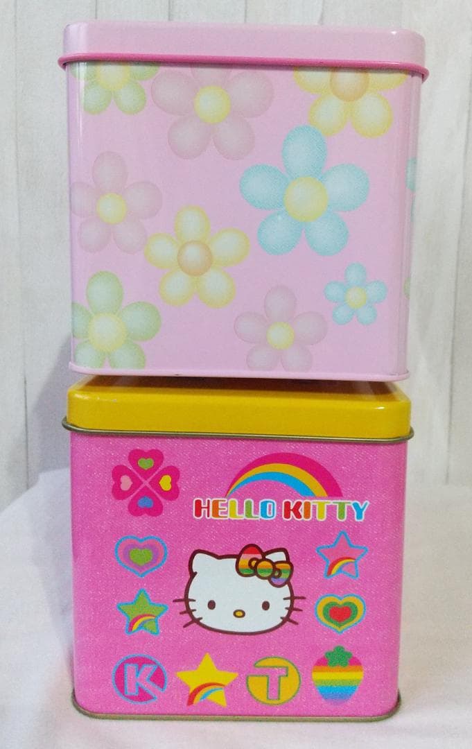 キティ　缶　トランクバッグ　小物入れ　ケース