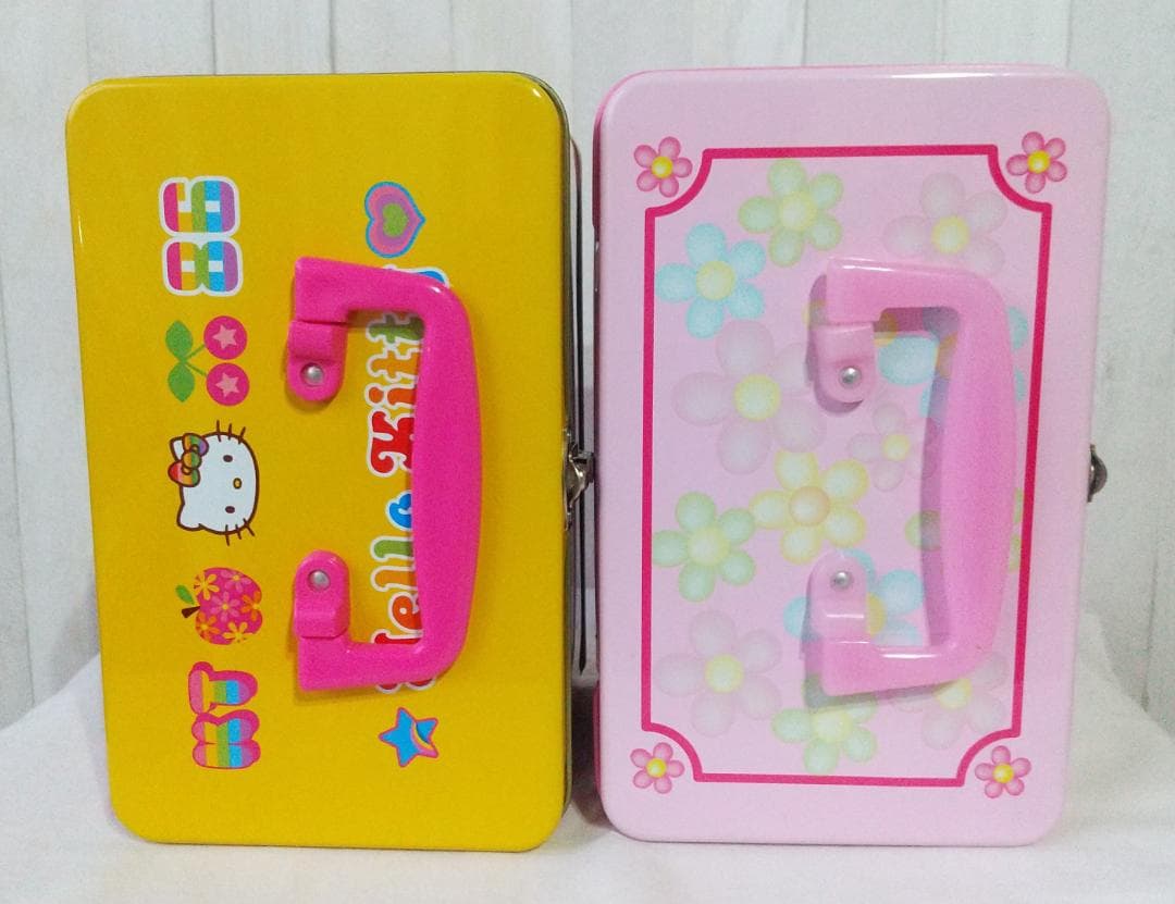 キティ　缶　トランクバッグ　小物入れ　ケース