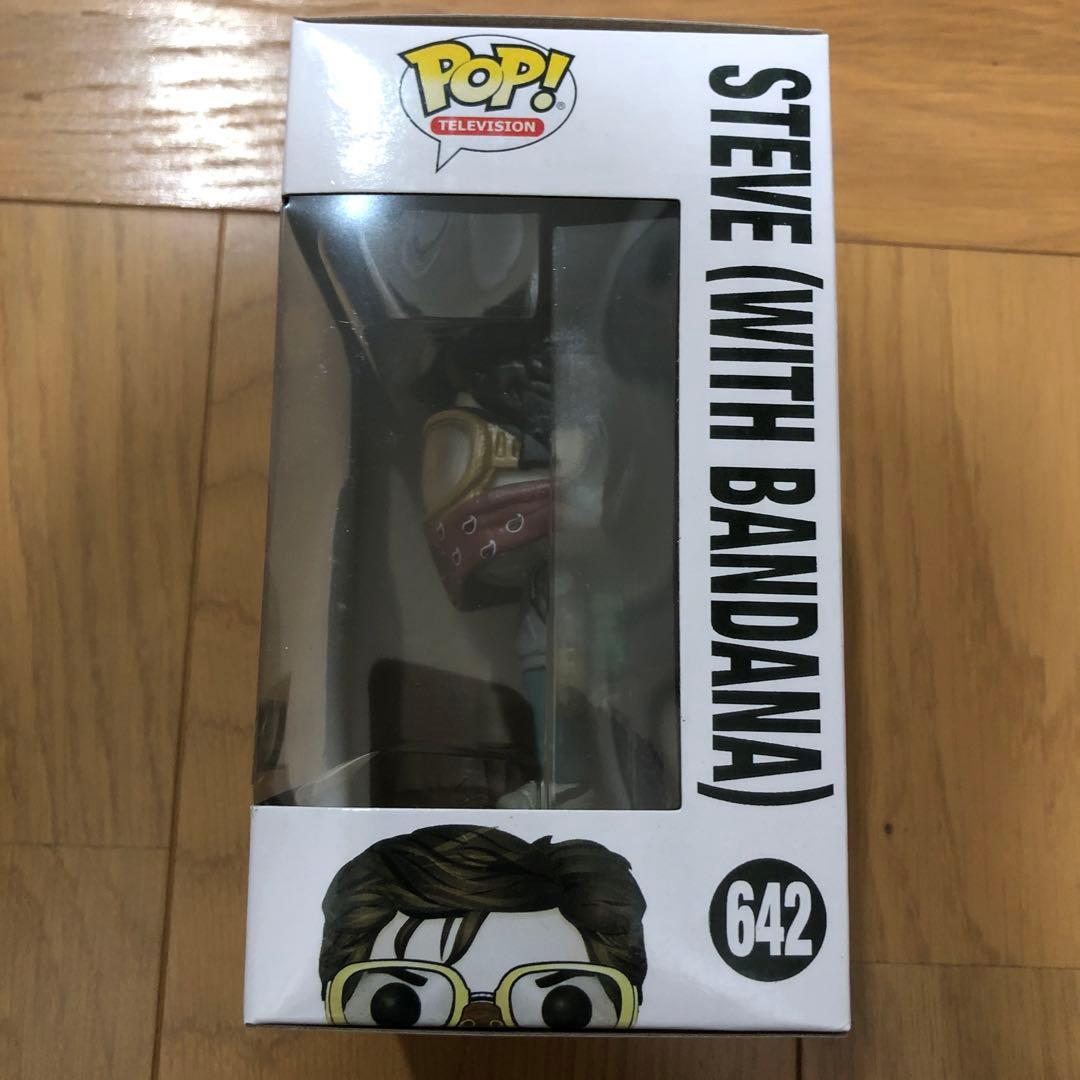 希少 ファンコ pop ストレンジャーシングス スティーブ バンダナ フィギュア