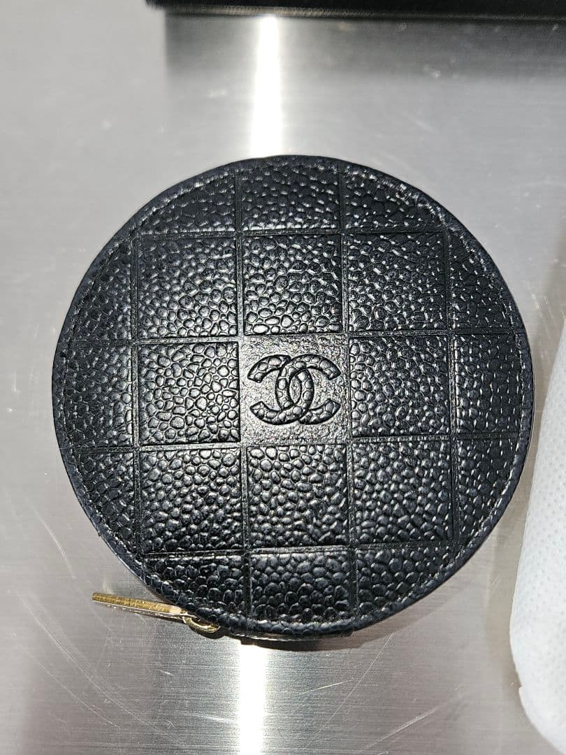 正規品 ヴィンテージ 希少 ノベルティ シャネル ケース 小銭入 箱 袋付