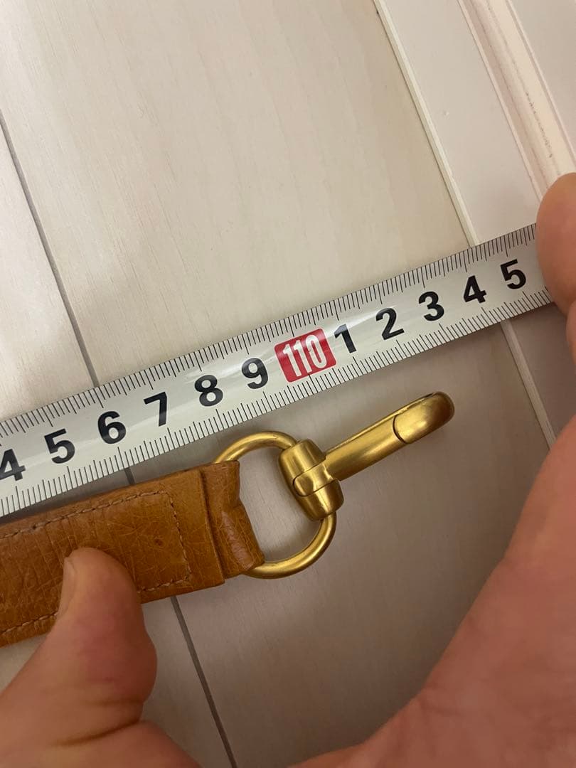 GUCCIオーストリッチレザー ショルダーバッグ ハンドバッグ