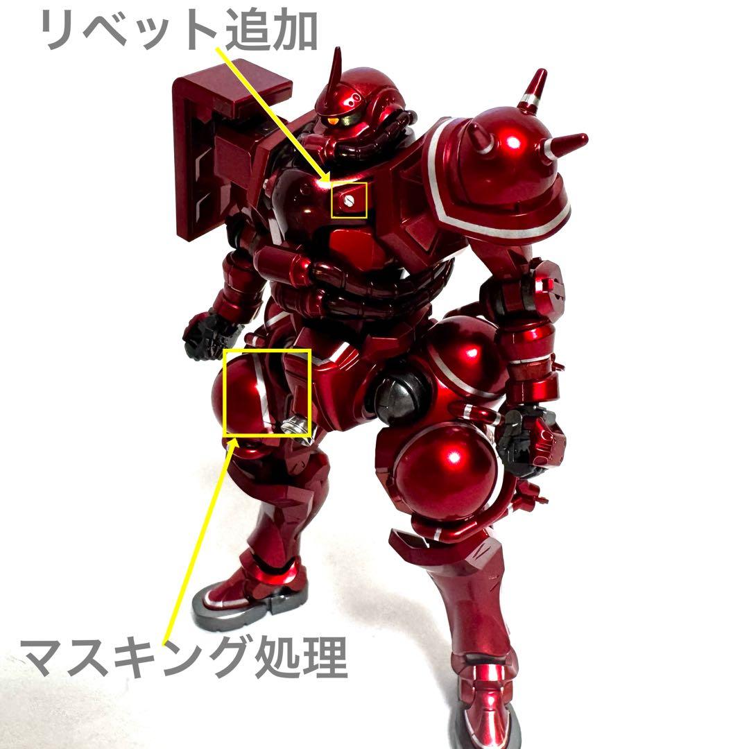 HG ザク(GQ) シャア専用 カラー 塗装済み完成品 ガンプラ ジークアクス