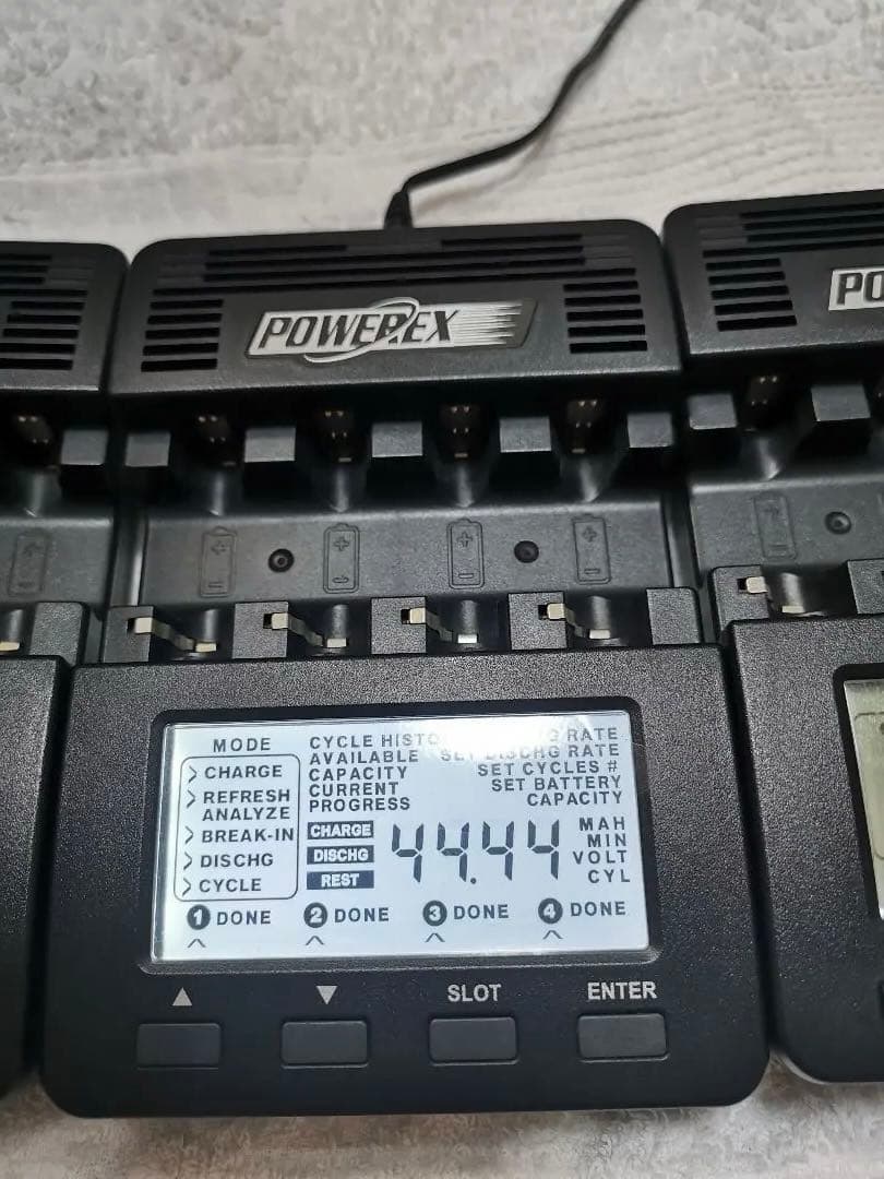 3個セット POWEREX パワーレックス MH-C9000 充電器 ミニ四駆