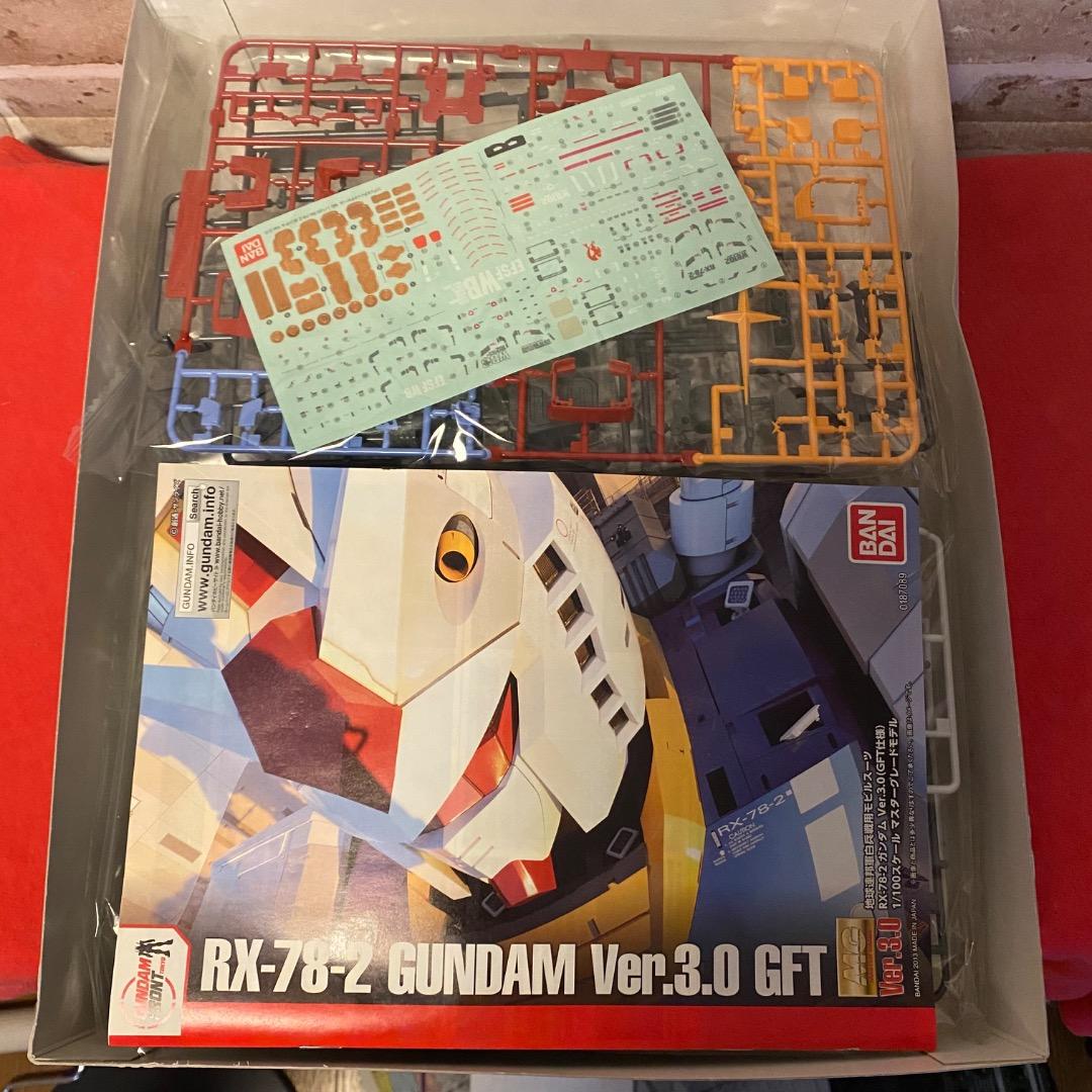 MG 1/100 RX-78-2 ガンダム Ver.3.0 GFT 未組立