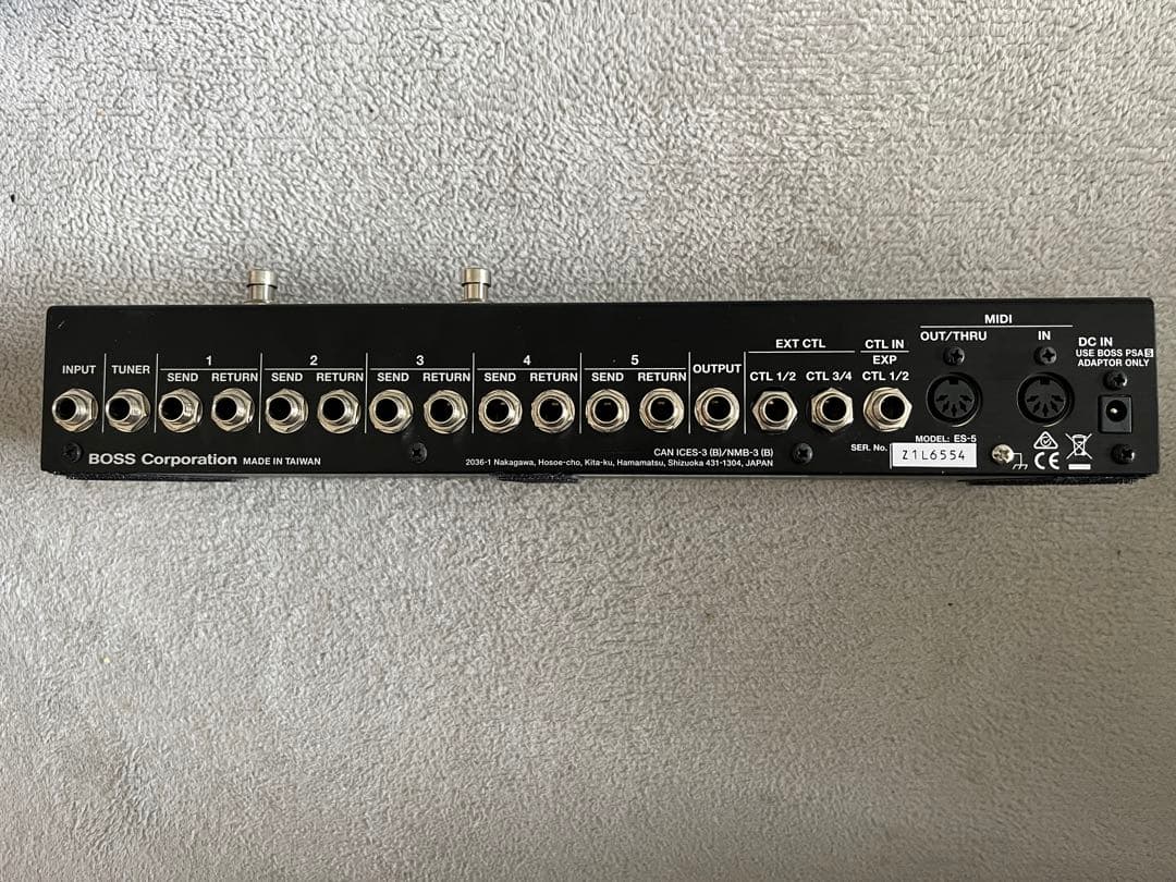 BOSS ES-5 Effects Switching Systemスイッチャー