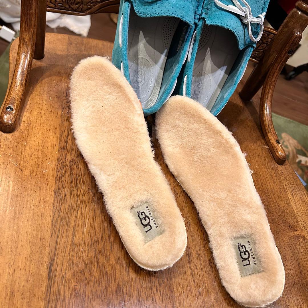 【極美品】UGG M CHESTER 26㎝UGG ターコイズ モカシン