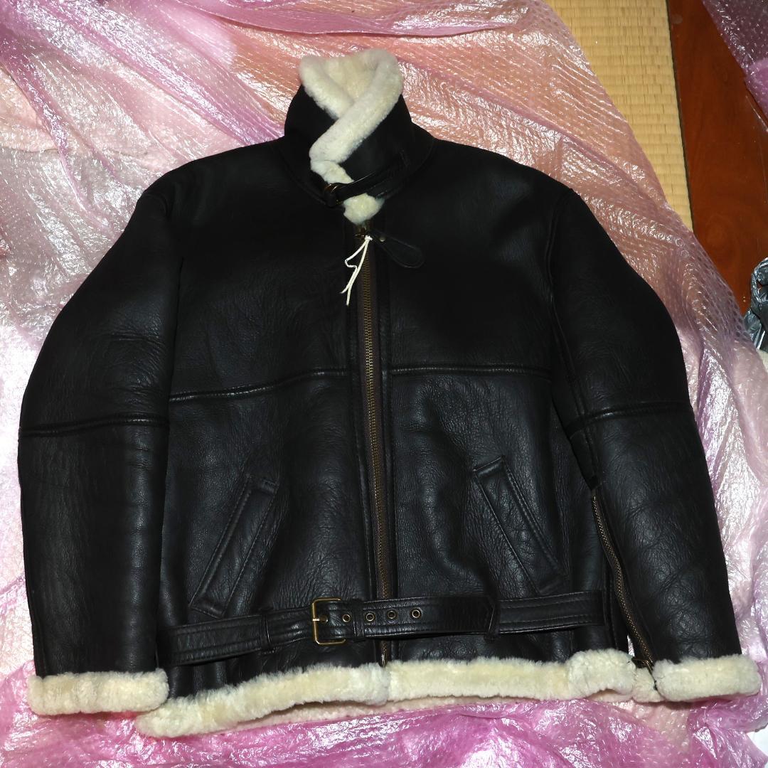 ClothsurgeonクロスサージョンムートンB-3ジャケット英国製こげ茶羊革