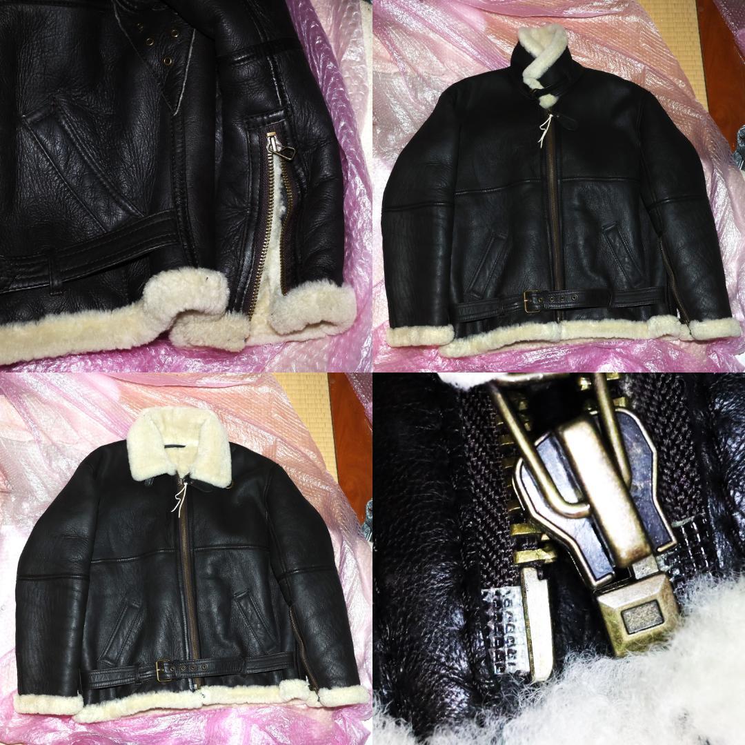 ClothsurgeonクロスサージョンムートンB-3ジャケット英国製こげ茶羊革