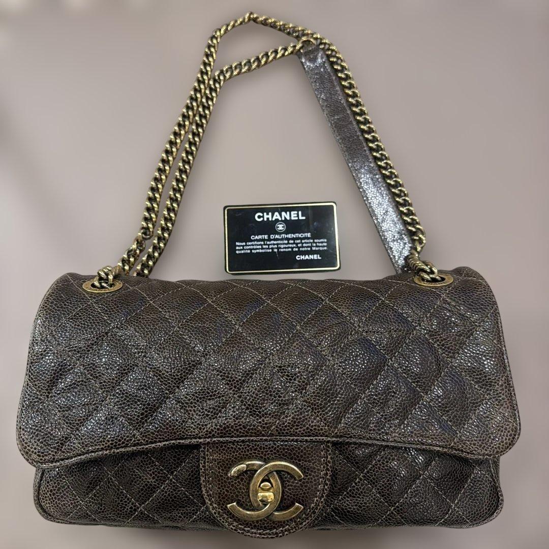 PEN⭐︎CHAN！希少稀美品CHANEL ダークブラウン ショルダーバッグ