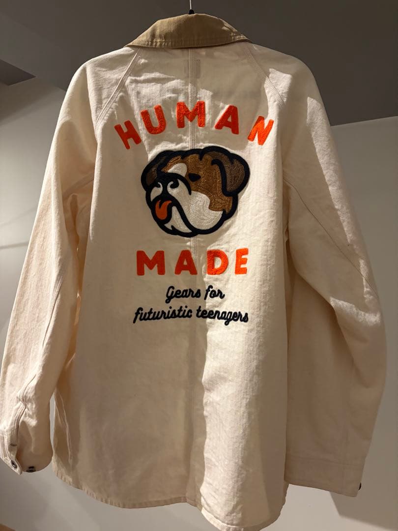 HUMAN MADE 犬刺繍カジュアルシャツジャケット