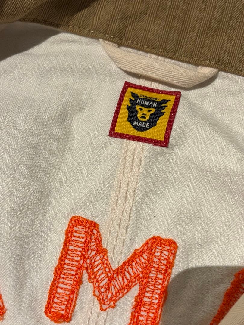 HUMAN MADE 犬刺繍カジュアルシャツジャケット