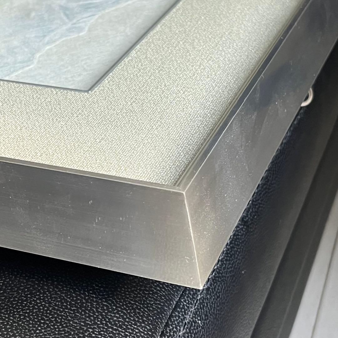 福岡小次郎　新緑　春山　和紙画　和風画　日本画　額　屏風　障子紙　ちぎり絵　和紙