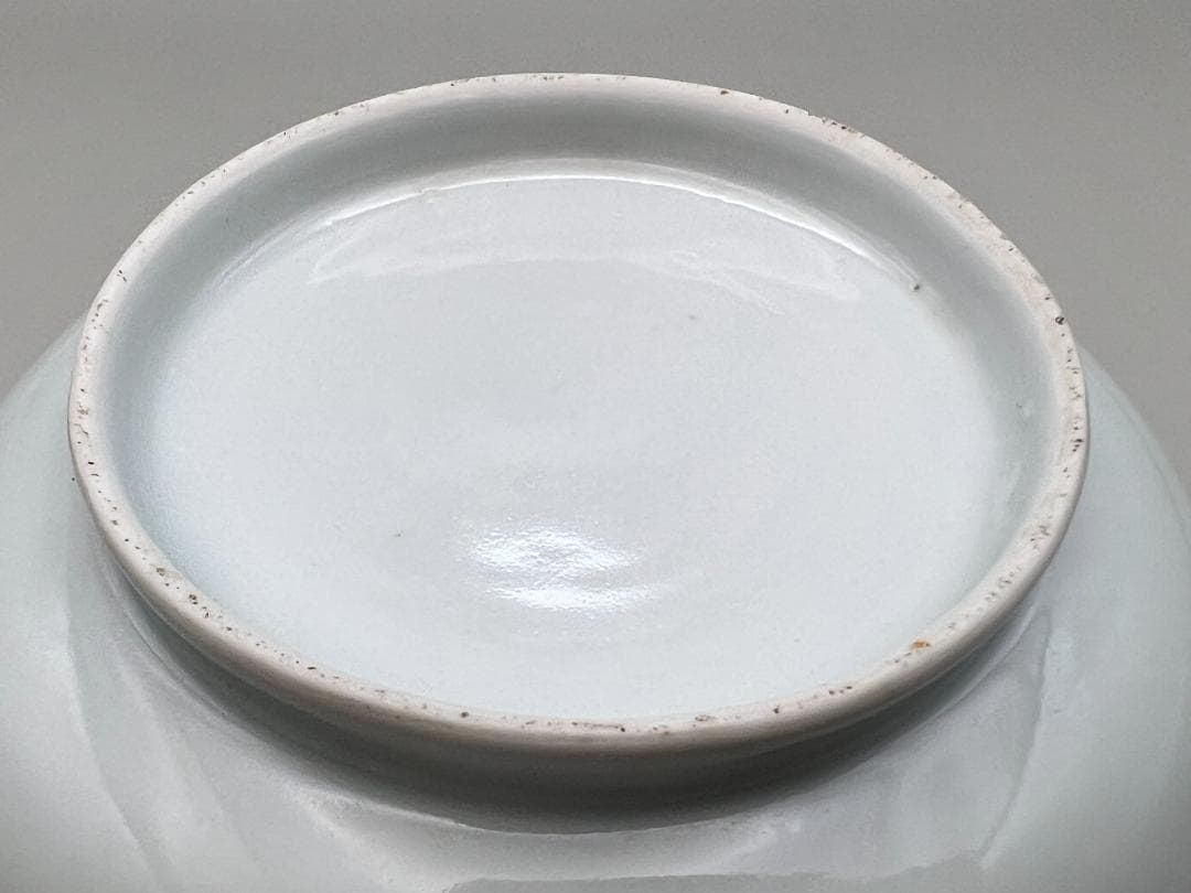 【海】古染付　清時代　花蝶文鉢　景徳鎮製　骨董品 時代品 美術品