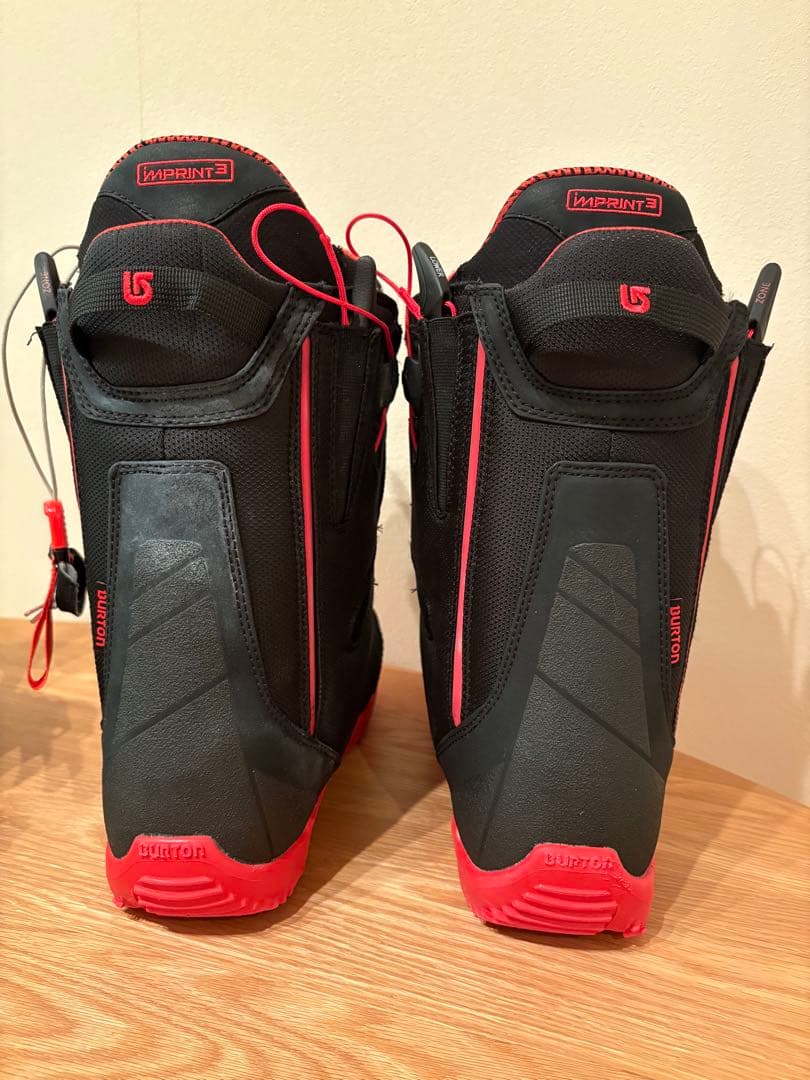 Burton Ambush スノーボードブーツ ブラック/レッド　25cm