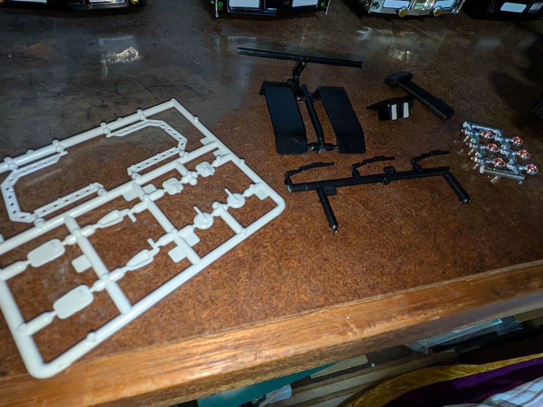 海峡道塾ベース 黒塗りダンププラモデル