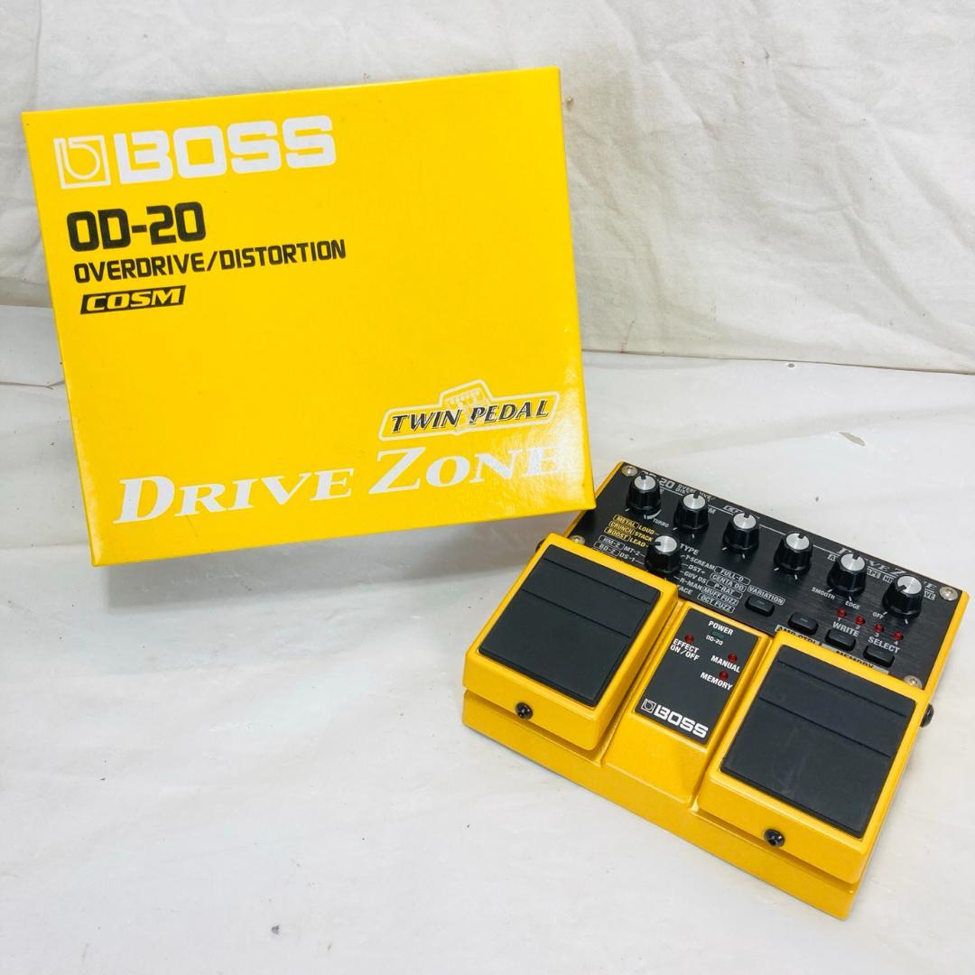 希少 BOSS OD-20 DRIVE ZONE エフェクター ツインペダル