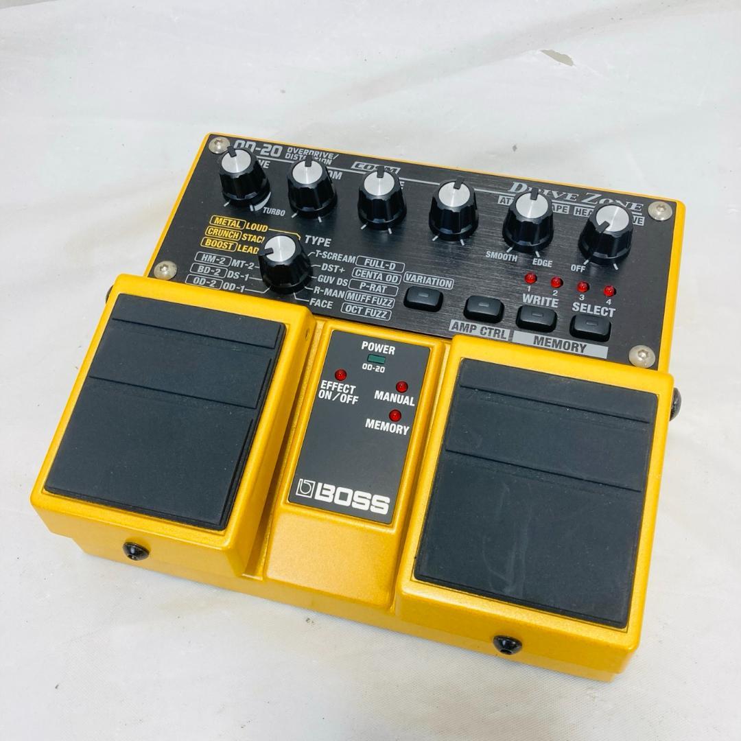 希少 BOSS OD-20 DRIVE ZONE エフェクター ツインペダル