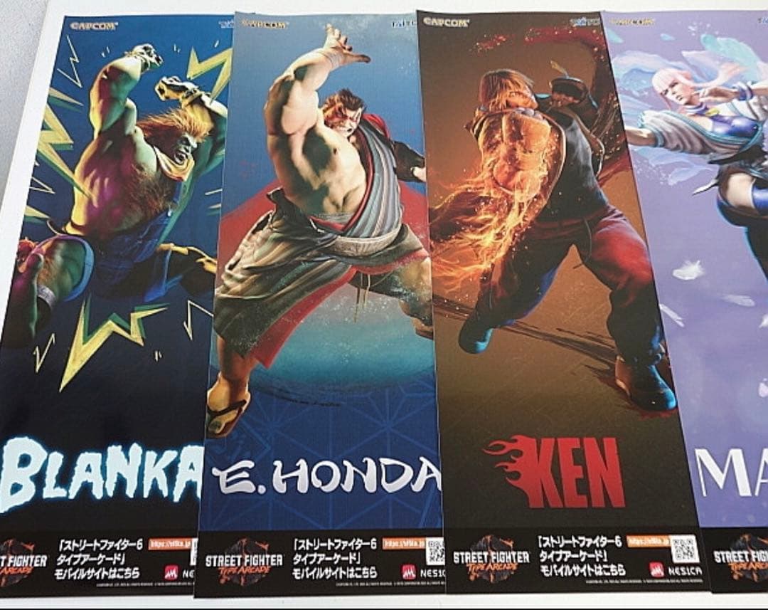 ストリートファイター 6 アーケード ポスター　バラ売り可