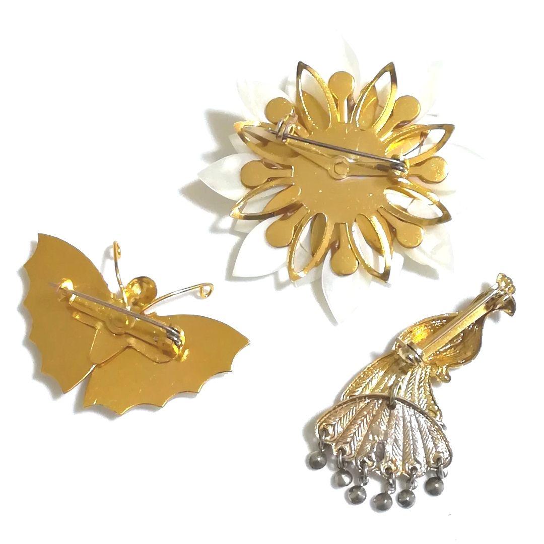 アンティークブローチ 3点セット