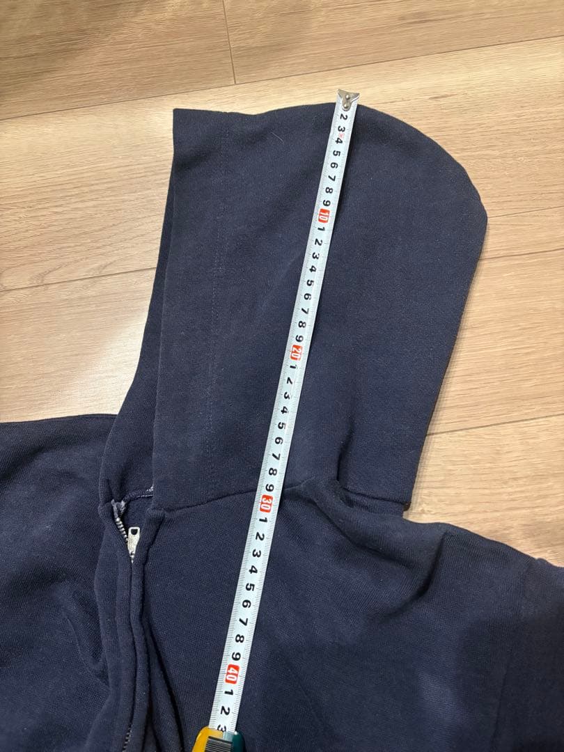 SEARS スウェットジップパーカー片爪 茄子紺 60s US vintage