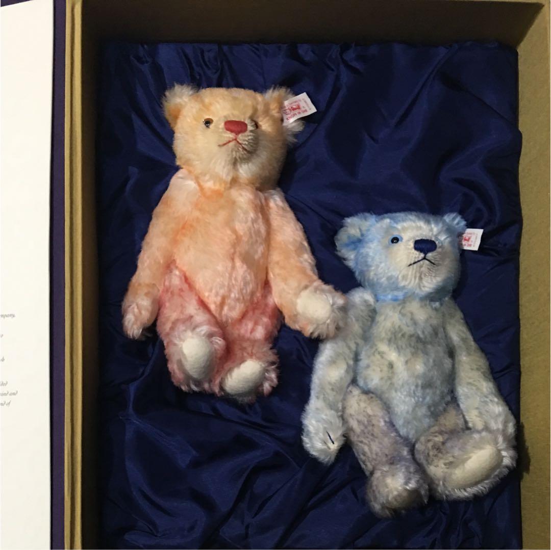 シュタイフ   ミレニアム テディベア 2体セット 未使用