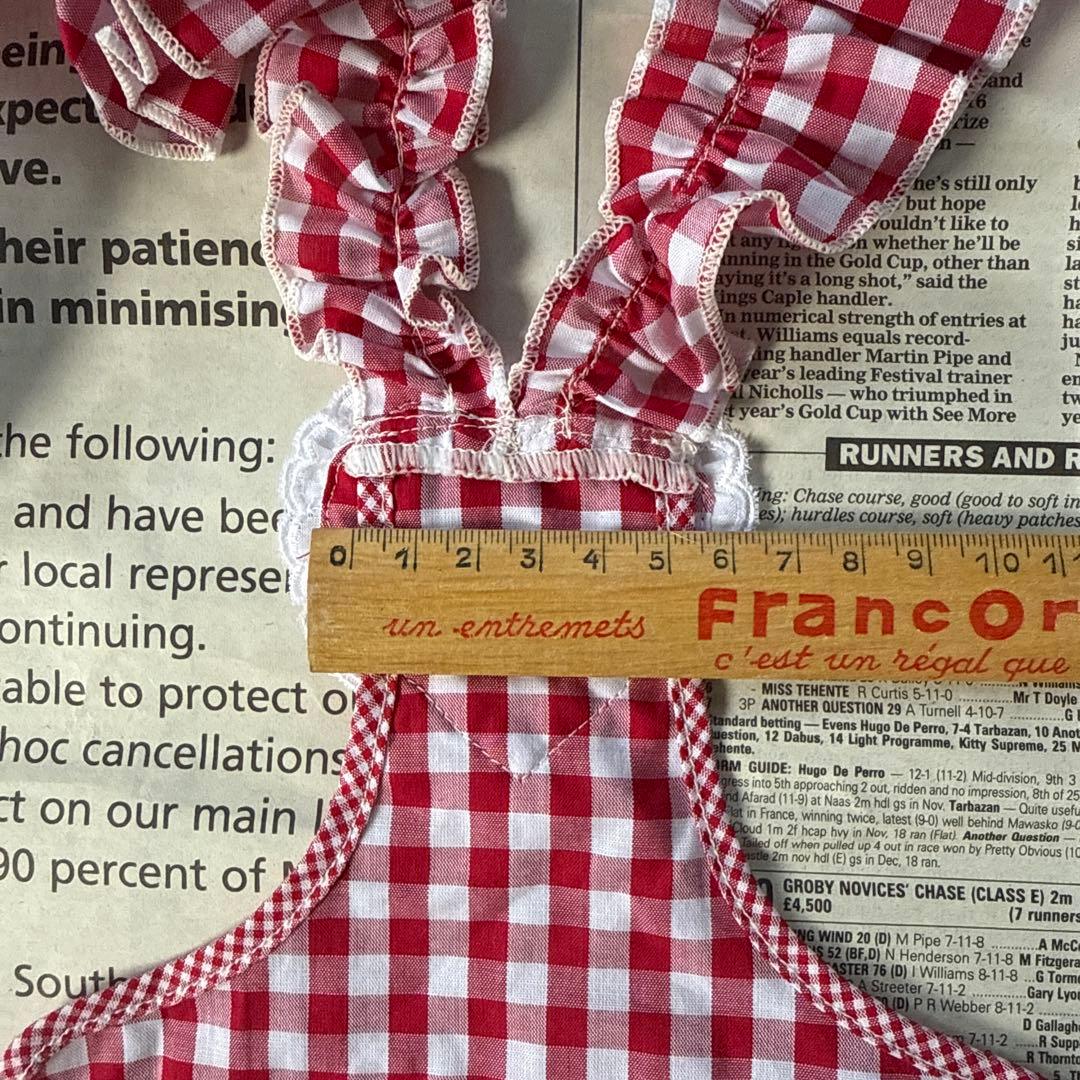 aletta angelique　CAFEエプロン&CAFE コック帽 Red